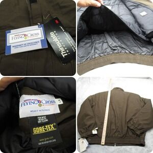 Flying Cross Gore-Tex Jacket Mens Large Brown Waterproof Work Military 3in1 NEW‎